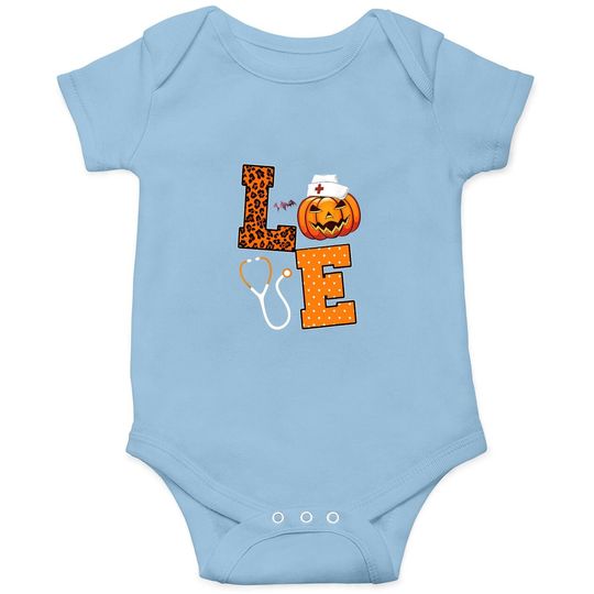 Love Nurse Halloween Baby Bodysuit