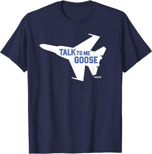 Top Gun Talk To Me Goose Silhouette T-Shirt