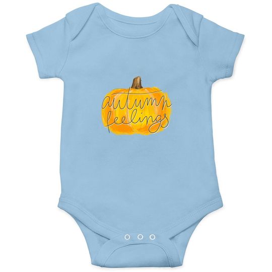 Autumn Fellings Pumbkin Baby Bodysuit