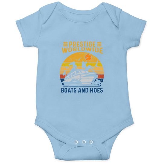 Prestige Worldwide Boats And Hoes Vintage Baby Bodysuit