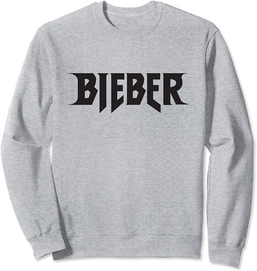 Justin Bieber Black Bieber Logo Sweatshirt