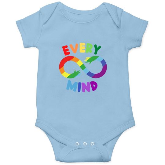 Colorful Neurodiversity Baby Bodysuit