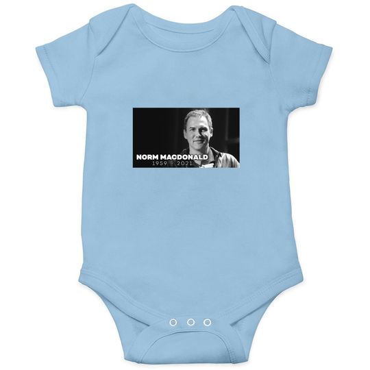 Rip Norm Macdonald 1959-2021 Baby Bodysuit