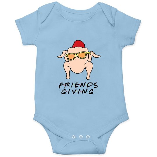Friendsgiving Turkey Friends Thanksgiving Baby Bodysuit