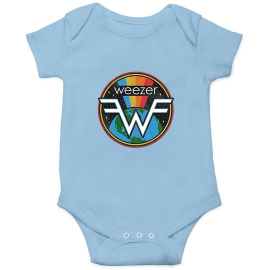 Weezer Space Graphite Heather Baby Bodysuit