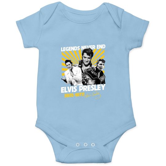 Legend Never End Elvis Presley Onesie