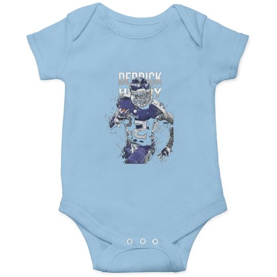Derrick Henry Tennesese Titan Baby Bodysuit