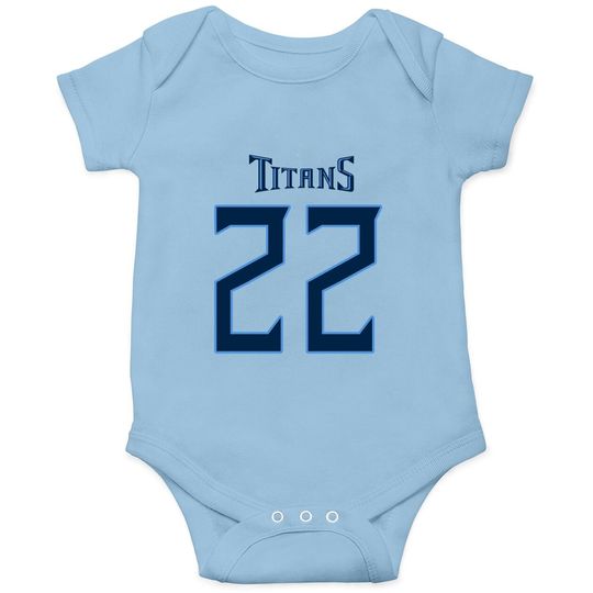 Tennesese Titan Derrick Henry 22 Baby Bodysuit