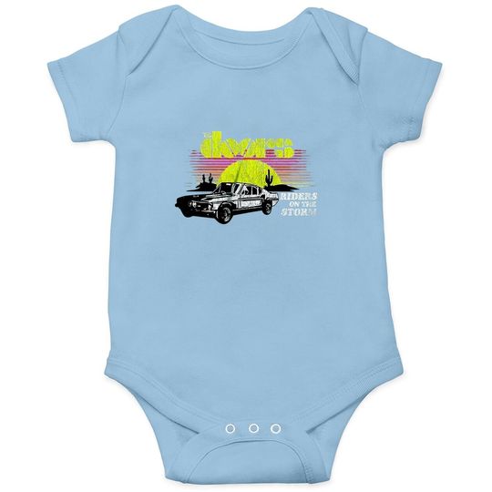 The Doors Riders On The Storm Distressed Onesie
