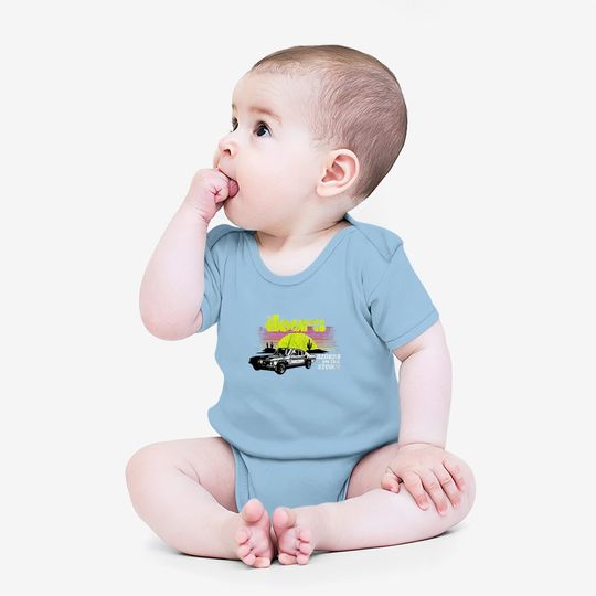 The Doors Riders On The Storm Distressed Onesie