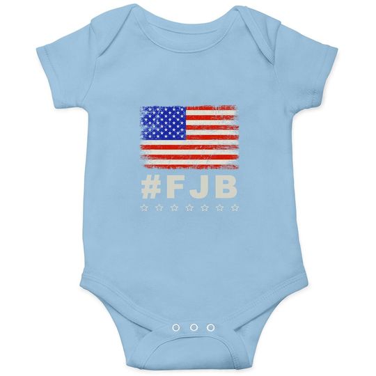 Discover Fjb Onesie Hashtag Fjb Pro America Us Distressed Flag Onesie, Onesie