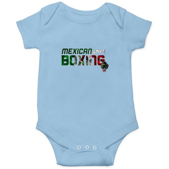 Mexican Style Boxing Baby Bodysuit