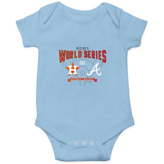 Astros Vs Braves 2021 World Series Matchup Baby Bodysuit