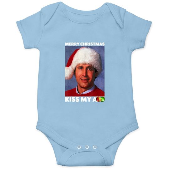 Christmas Vacation Merry Kiss Baby Bodysuit