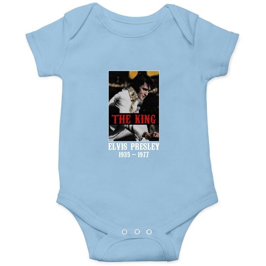 The King Elvis Presley Baby Bodysuit
