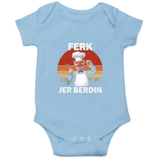 Ferk Jer Berdin Retro Baby Bodysuit