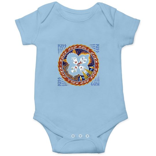 Kiss Rock Band Baby Bodysuit
