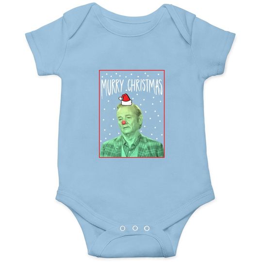 Murry Christmas Red Nose Baby Bodysuit