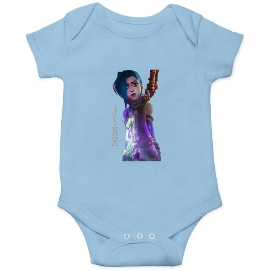 Arcane Jinx League Of Legend Baby Bodysuit