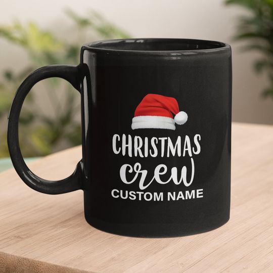 Christmas Crew Custom Name Mugs
