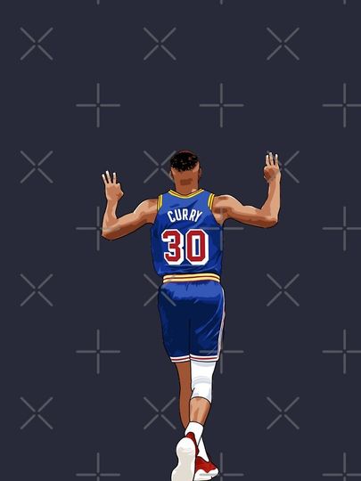 Stephen Curry Vector Back iPhone Case