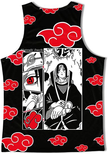 Narutoo Akatsuki Uchiha Itachi 3D Print Tanktop