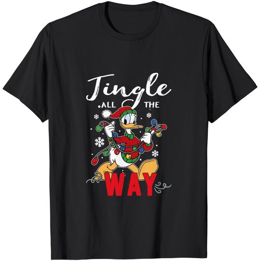 Jingle All The Way Donald Duck Christmas T-Shirts