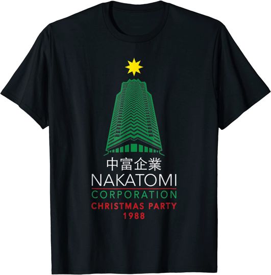 Nakatomi Plaza Christmas Party 1988 Xmas Holiday T-Shirt
