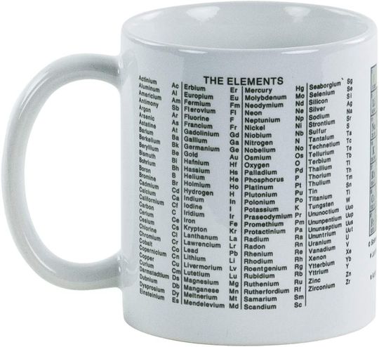 Periodic Table Of The Elements Coffee & Tea Mug