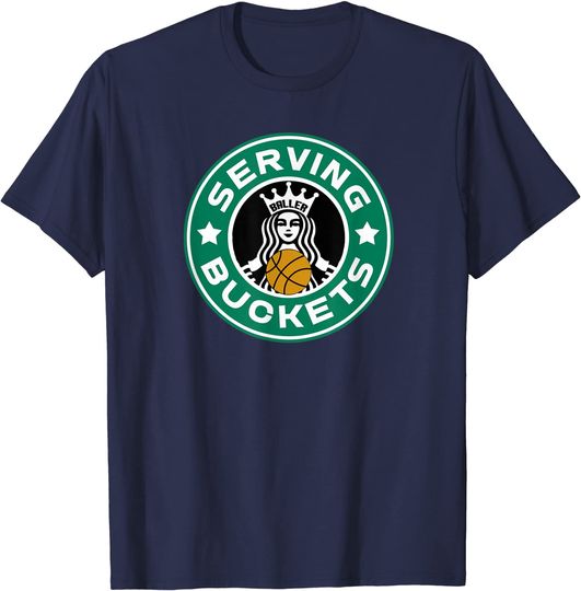 Discover Basketball Logo Serving Buckets Great Teen T-Shirt