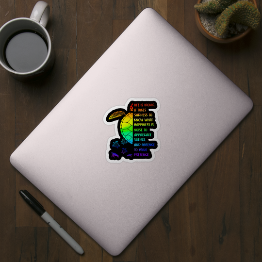 Turtle Spectrum - Turtle - Sticker