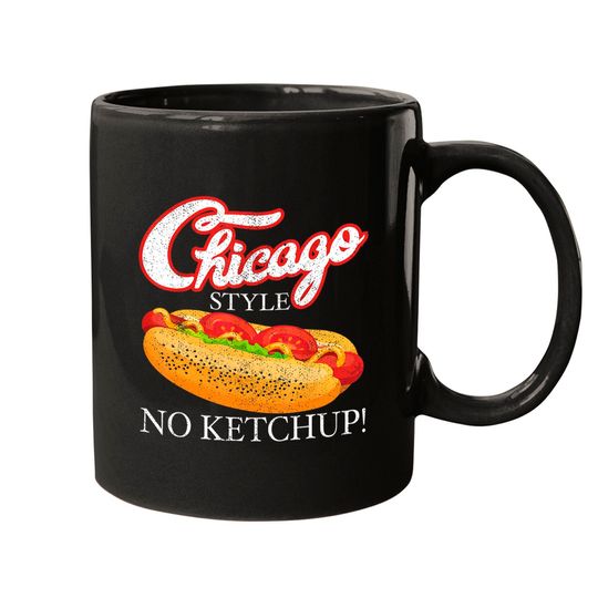 Little Chicago Mugs Chicago Hot Dog Summer Style 4th Of July No Ketchup Gift