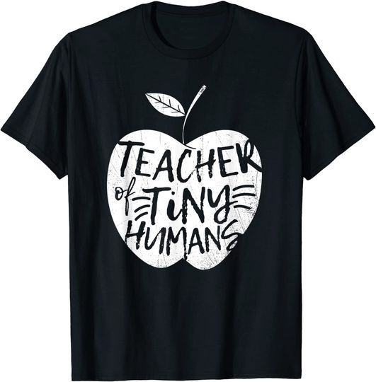 Teacher Of Tiny Humans Funny Preschool Kindergarten Teacher T-Shirt