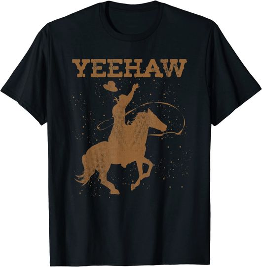 Yeehaw Bull Riding Texas T-Shirt