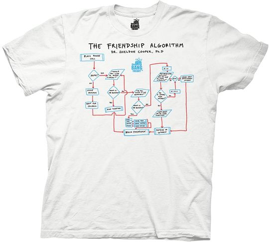 Big Bang Theory Friendship Algorithm T-Shirt