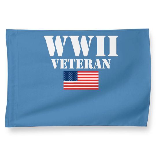 American Patriot Wwii Veteran Military World War 2 Veteran House Flag