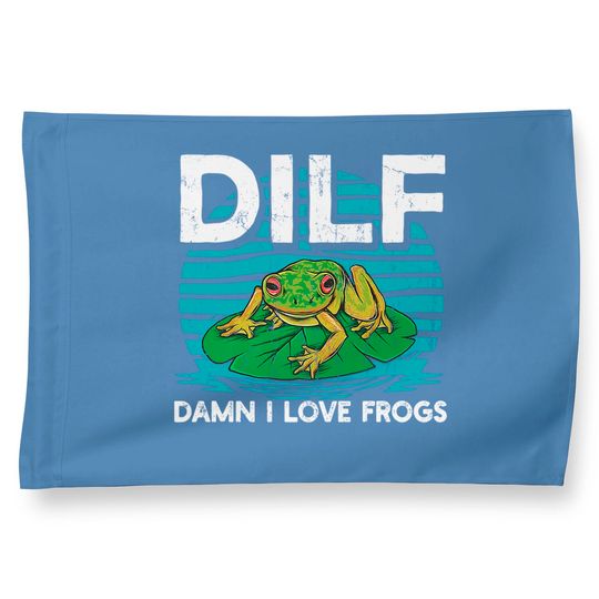 Dilf-damn I Love Frogs, Frog-amphibian Lovers House Flag