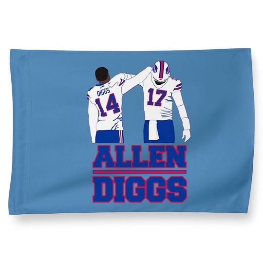 Stefon Diggs Josh Allen Back Pat Buffalo Football Fan House Flag