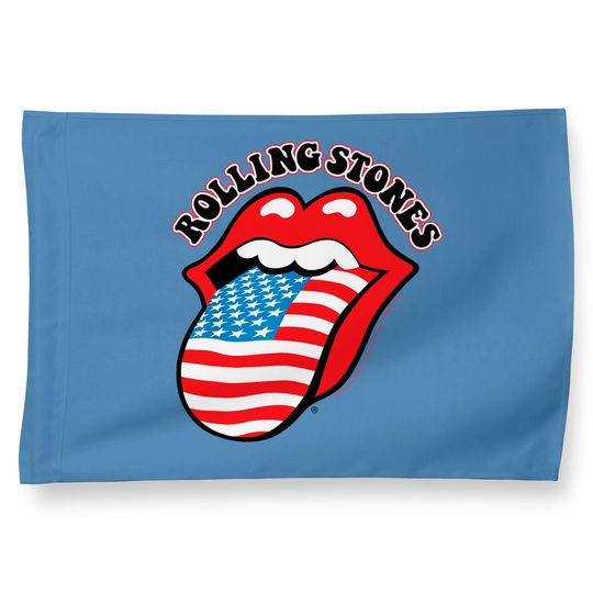 Rolling Stones  Vintage Us Tongue House Flag