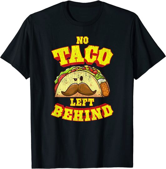 Tacos Meme Tank Top T-Shirt For Men Women Kids No Taco Left Behind