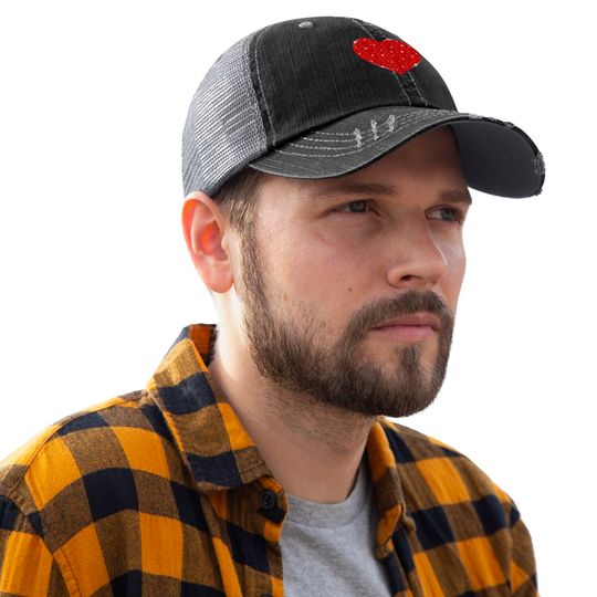 Red Heart Valentine's Day Cool Trucker Hats