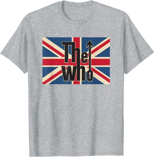 The Who Official Union Jack Flag Logo T-Shirt