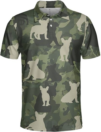 French Bulldog 3D Printed Polo Shirt