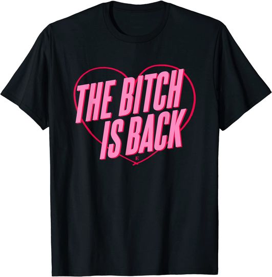 Elton John  The Bitch Is Back Heart T-Shirt