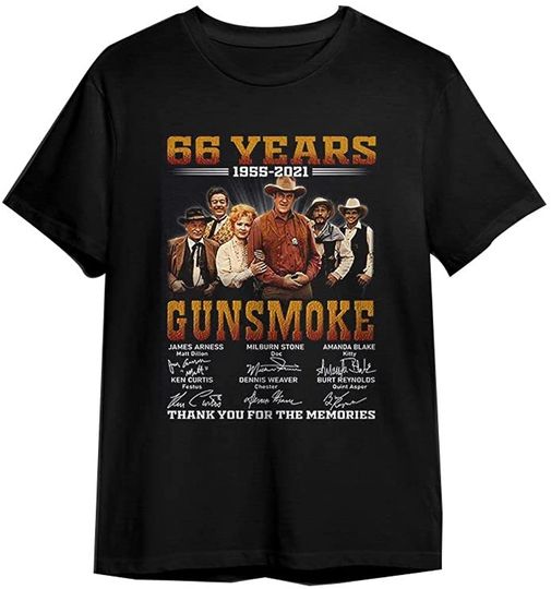 66Th Anniversary 1955 2021 James Arness Love T Shirt