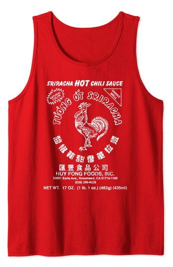 Discover Sriracha Tank Top Hot Chili-Sauce, Sriracha Hot Chili-Sauce