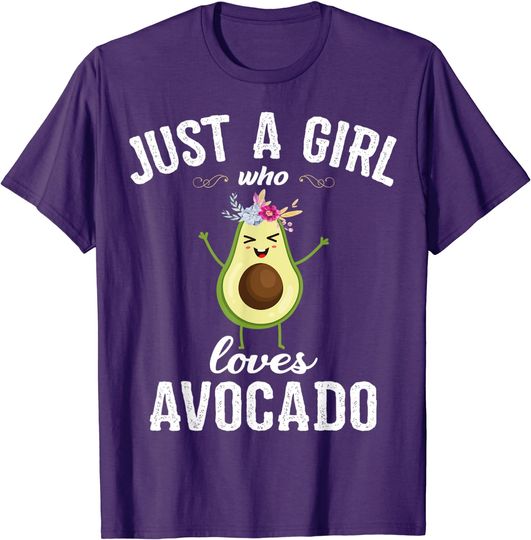 Discover Avocado Meme T-Shirt Just A Girl Who Loves Avocado