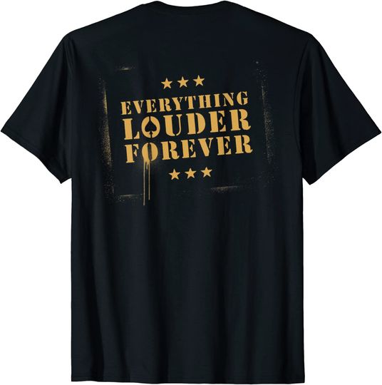 Motorhead T-Shirt Everything Louder Forever Front Back