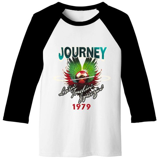 Journey 80s Rock Band 1979 Baseball Tee