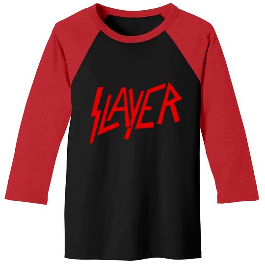 Slayer Classic Logo Baseball Tee